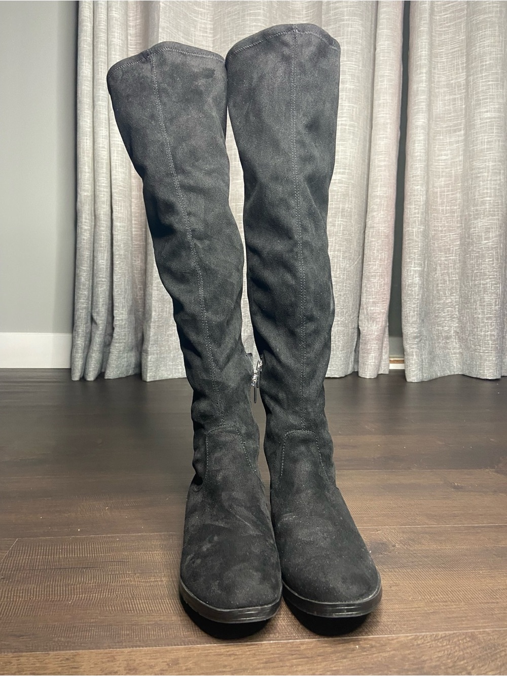 Marc Fisher Studded Suede Boots